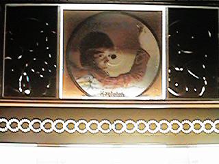 My Jukebox, closeup of the 7" single and the funky lights