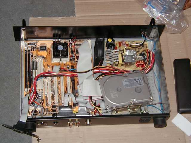 The portable version, during testing