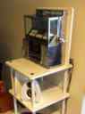 Small jukebox, side view